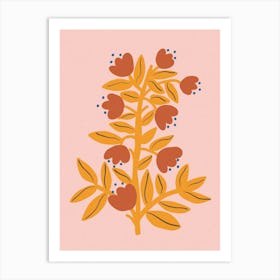 Scandi Flowers Art Print