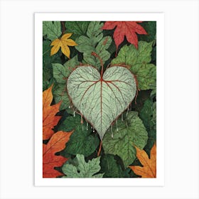 Heart Of Autumn Art Print
