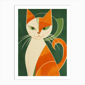 Orange Cat 3 Art Print