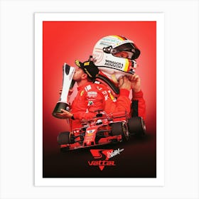 Sebastian Vettel 1 Art Print