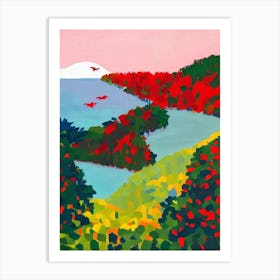 Manuel Antonio National Park Costa Rica Abstract Colourful Art Print