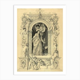 Aphrodite And Her Attendants Art Print