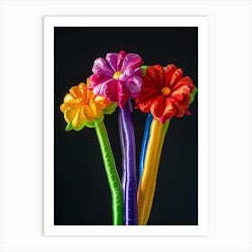 Bright Inflatable Flowers Lantana 1 Art Print