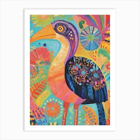 Colorful Bird Art Print