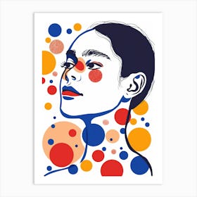 Portrait Of A Woman 205 Art Print