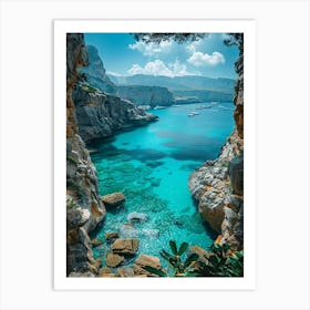 Cliffs Of Ibiza Art Print