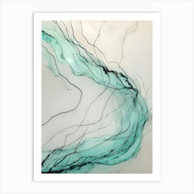 Acrylic Line Nature Art Art Print