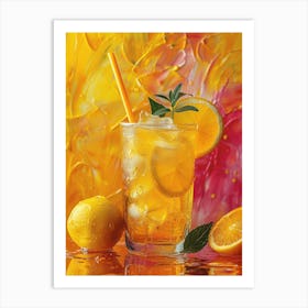 Orange Iced Tea 12 Art Print