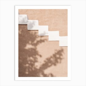 Stairway To Heaven With Palm Tree Art Print