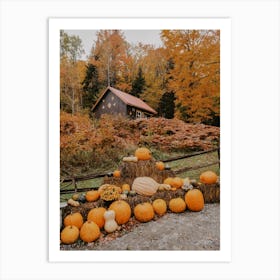 Pumpkins For Sale Art Print