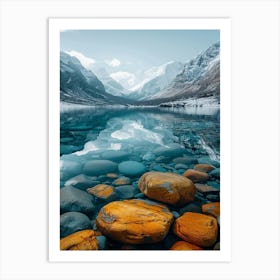 Lake In Norway Art Print