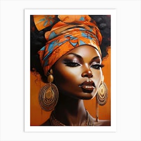 African Beauty Art Print