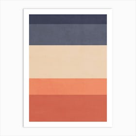 Striped Background - Tb Art Print