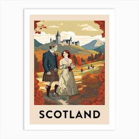 Vintage Travel Poster Scotland 3 Art Print