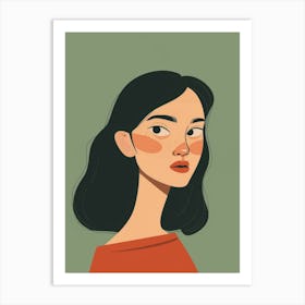 Portrait Of A Woman 585 Art Print