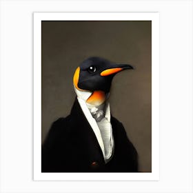 Pinguin Henry The Servant Pet Portraits Art Print