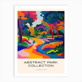 Abstract Park Collection Poster Phoenix Park Dublin 4 Art Print