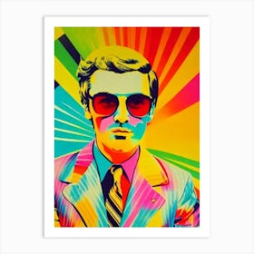 Dazy Colourful Pop Art Art Print