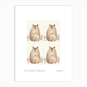 Cute Animals Collection Hamster 1 Art Print