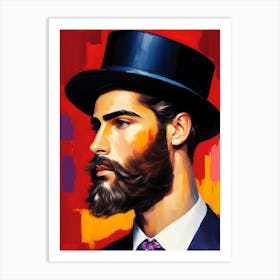 Creative Male Portrait 72 Art Print