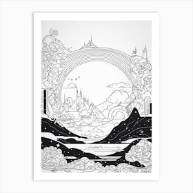 Water Illustration Art Print