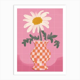 Cosmos Flower Vase 1 Art Print