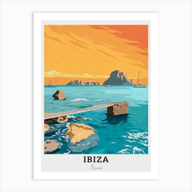 Ibiza Travel Art Print