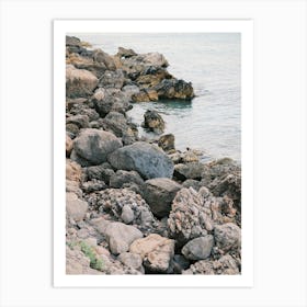 Beach full of Rocks // Ibiza Nature & Travel Photography Art Print