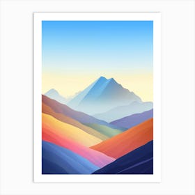 Mountain Landscape Art Print