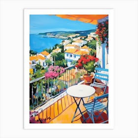 Marbella Spain 4 Fauvist Painting Art Print