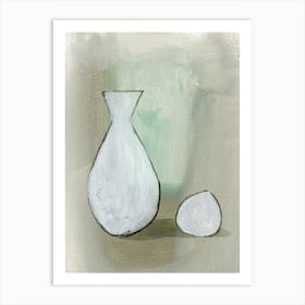 Vase And Ball Art Print