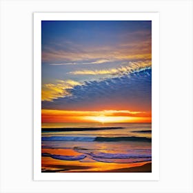 Photograph - Sunrise At The Beach Art Print