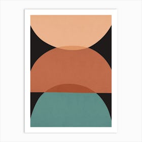 Geometry with expressive circles 23 Art Print