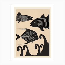 Abstract Fish Art 3 Art Print