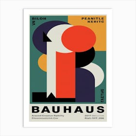 Bauhaus art poster Art Print