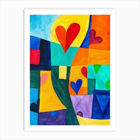 Heart Painting Art Print