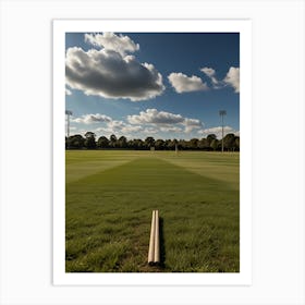 Cricket Field 2 Art Print