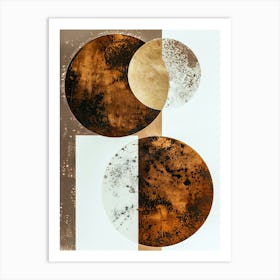 'Circles' 245 Minimalist, Bauhaus Art Print