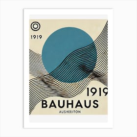 Bauhaus exhibition 1919 poster 1 Art Print