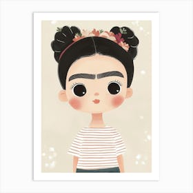 Frida Kahlo, Nursery Wall Art for Kids 1 Art Print