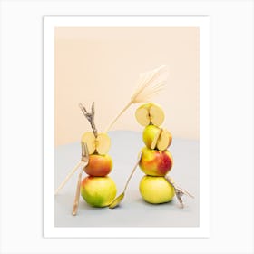 Still Life Apples Balance Art Print