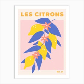 Les Citrons 1 Art Print