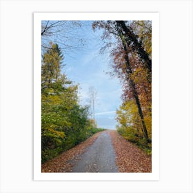 Autumn Road 15 Art Print