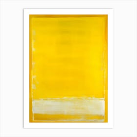 'Yellow Square' Art Print