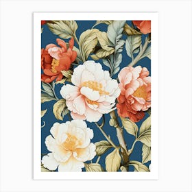 Peony Wallpaper 6 Art Print