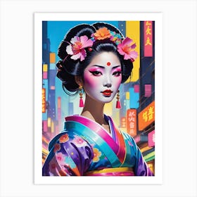 Geisha 185 Art Print