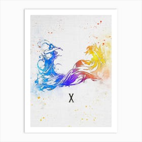 Final Fantasy Watercolor 9 Art Print