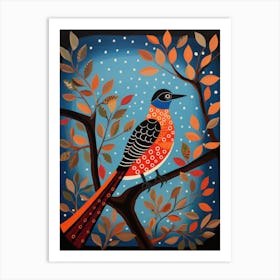 Bird On A Branch Art Print