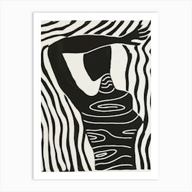 Zebra Print 11 Art Print