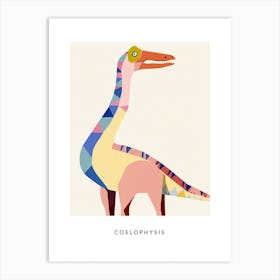 Nursery Dinosaur Art Coelophysis 1 Poster Art Print